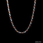 Load image into Gallery viewer, 3.5mm Platinum Rose Gold Chain for Men JL PT CH 1345
