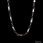 Load image into Gallery viewer, 3.5mm Platinum Rose Gold Link Chain for Men JL PT CH 1346
