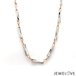 Load image into Gallery viewer, 3.5mm Platinum Rose Gold Link Chain for Men JL PT CH 1346
