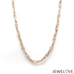 Load image into Gallery viewer, 3.5mm Platinum Rose Gold Link Chain for Men JL PT CH 1348
