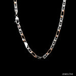 Load image into Gallery viewer, 3.5mm Platinum Rose Gold Link Chain for Men JL PT CH 1349
