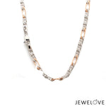 Load image into Gallery viewer, 3.5mm Platinum Rose Gold Link Chain for Men JL PT CH 1349
