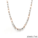 Load image into Gallery viewer, 3.5mm Platinum Rose Gold Link Chain for Men JL PT CH 1349
