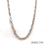 Load image into Gallery viewer, 4.25mm Platinum Rose Gold Link Chain for Men JL PT CH 1350
