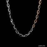 Load image into Gallery viewer, Men of Platinum | 4.75mm Platinum Rose Gold Heavy Cable Chain for Men JL PT CH 1351
