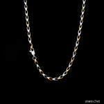 Load image into Gallery viewer, 2.5mm Japanese Platinum Rose Gold Chain for Men JL PT CH 658R   Jewelove.US
