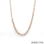 Load image into Gallery viewer, 2.5mm Japanese Platinum Rose Gold Chain for Men JL PT CH 658R   Jewelove.US
