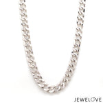 Load image into Gallery viewer, Unique Japanese 7.25mm Cuban Platinum Chain for Men JL PT CH 968-A
