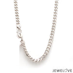 Load image into Gallery viewer, 5mm Japanese Platinum Curb Chain for Men JL PT CH 980-A
