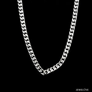 5mm Japanese Platinum Curb Chain for Men JL PT CH 980-A