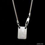 Load image into Gallery viewer, Men of Platinum | 18K Rose Gold Pendant with Double Side Chain for Men JL PT CH MSD 102
