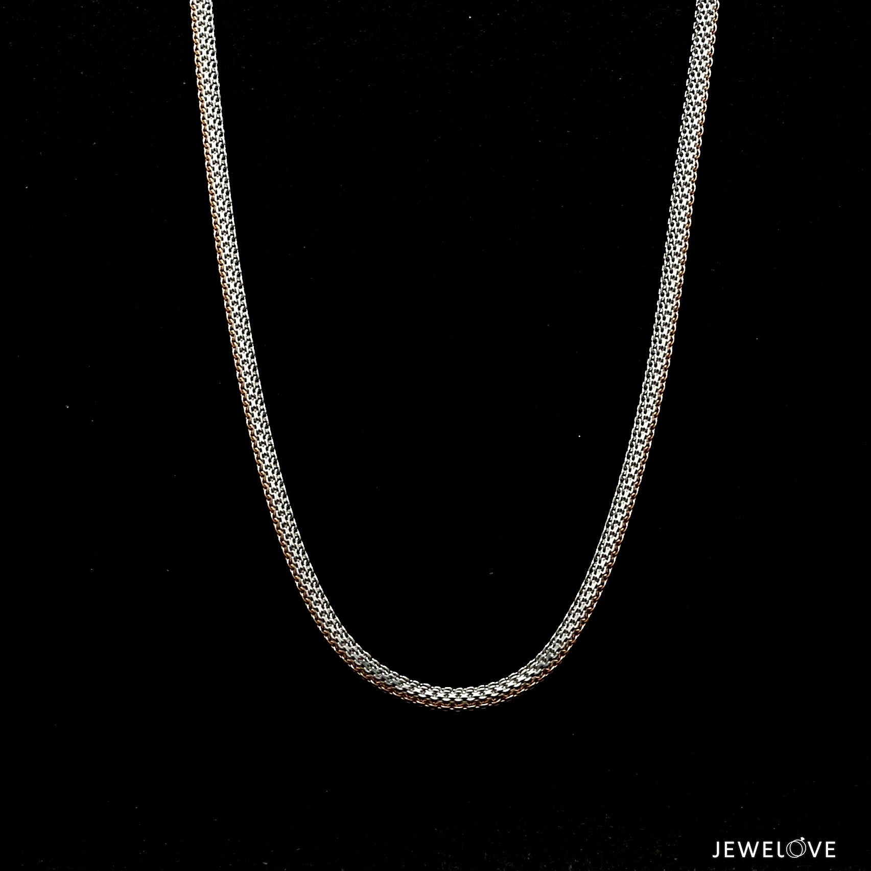 Men of Platinum | 18K Rose Gold Pendant with Double Side Chain for Men JL PT CH MSD 102