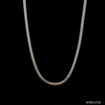 Load image into Gallery viewer, Men of Platinum | 18K Rose Gold Pendant with Double Side Chain for Men JL PT CH MSD 102
