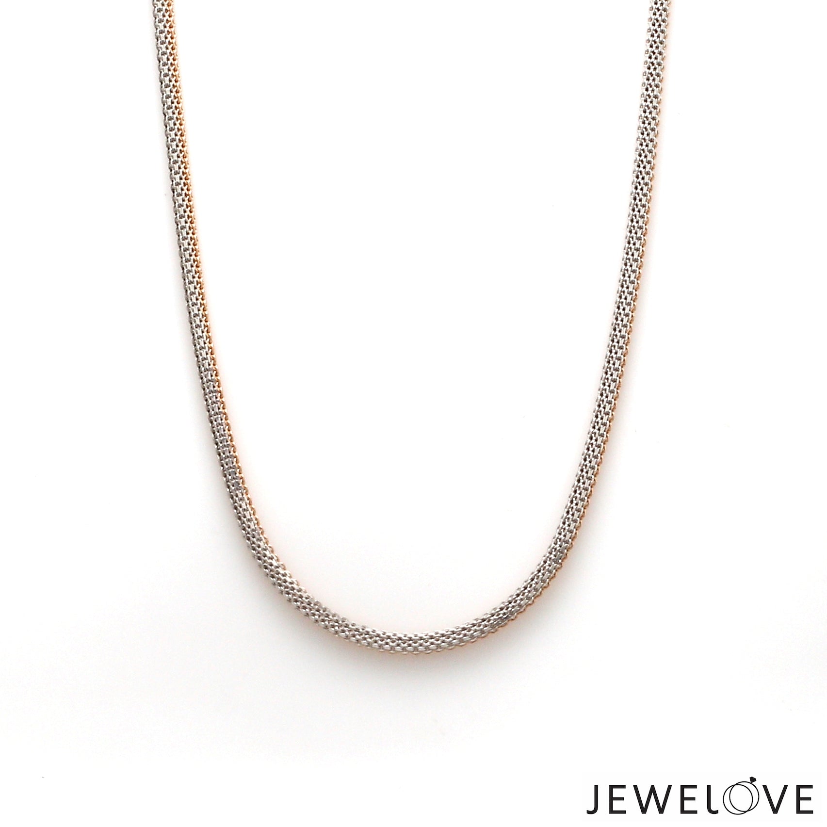 Men of Platinum | 18K Rose Gold Pendant with Double Side Chain for Men JL PT CH MSD 102