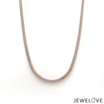 Load image into Gallery viewer, Men of Platinum | 18K Rose Gold Pendant with Double Side Chain for Men JL PT CH MSD 102
