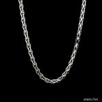 Load image into Gallery viewer, Men of Platinum | with Black Enamel Chain for Men JL PT CH MSD 104
