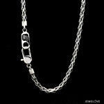 Load image into Gallery viewer, Men of Platinum | with Black Enamel Chain for Men JL PT CH MSD 104
