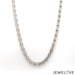 Load image into Gallery viewer, Men of Platinum | with Black Enamel Chain for Men JL PT CH MSD 104
