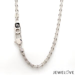 Load image into Gallery viewer, Men of Platinum | with Black Enamel Chain for Men JL PT CH MSD 104
