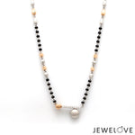 Load image into Gallery viewer, Platinum Rose Gold Diamond Mangalsutra Pendant Chain JL PT MS 105   Jewelove.US
