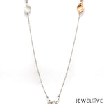 Load image into Gallery viewer, Four Layer Platinum Rose Gold Diamond Mangalsutra Pendant Cable Chain JL PT MS 108   Jewelove.US
