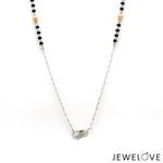 Load image into Gallery viewer, Platinum Rose Gold Diamond Mangalsutra Pendant Chain JL PT MS 109   Jewelove.US
