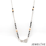 Load image into Gallery viewer, Platinum Rose Gold Diamond Mangalsutra Pendant Chain JL PT MS 109   Jewelove.US
