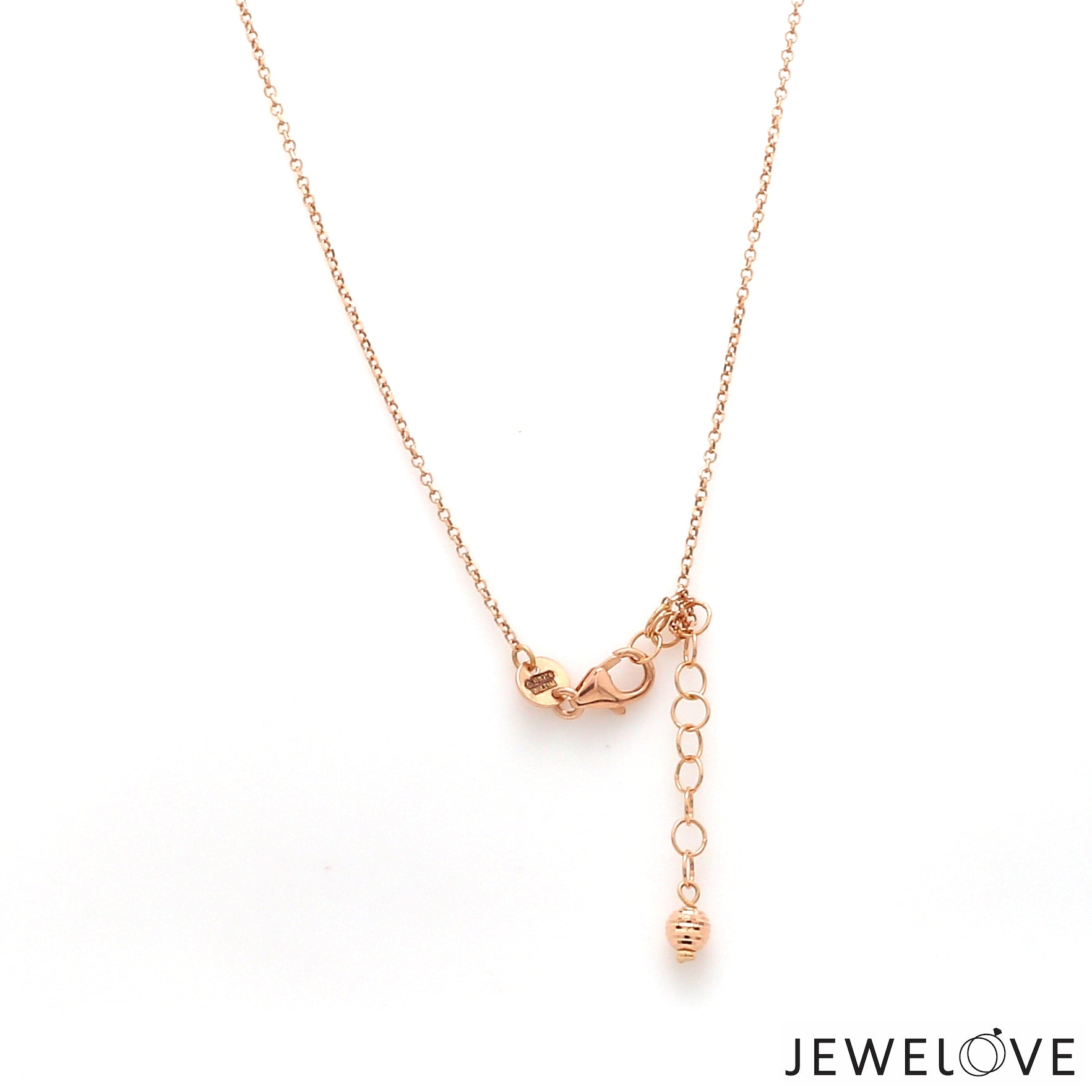 Designer 18K Rose Gold Necklace Set JL AU NE 10   Jewelove.US