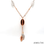 Load image into Gallery viewer, Designer 18K Rose &amp; Yellow Gold Necklace Set JL AU NE 08   Jewelove.US
