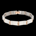 Load image into Gallery viewer, Men of Platinum | Bracelet with Rose Gold for Men JL PTB 788
