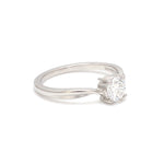 Load image into Gallery viewer, 1-Carat Lab Grown Solitaire Diamond Platinum Twisted Shank Ring JL PT LG G 2004-B
