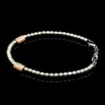 Load image into Gallery viewer, Platinum Evara Balls Bracelet with Rose Gold Fusion for Women JL PTB 760
