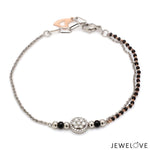 Load image into Gallery viewer, Platinum Rose Gold Mangalsutra Diamond Bracelet for Women JL PTB 1211
