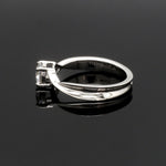 Load image into Gallery viewer, 2-Carat Lab Grown Solitaire Platinum Twisted Shank Ring JL PT LG G 1351-D
