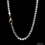 Load image into Gallery viewer, Platinum Rose Gold Chain with Matte &amp; Hi-Polish for Men JL PT CH 1269   Jewelove.US
