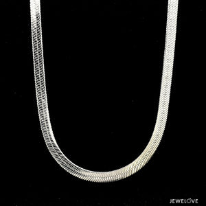 5mm Japanese Double Snake Platinum Chain for Men JL PT CH 1120   Jewelove.US