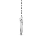 Load image into Gallery viewer, Platinum Arrow through the Heart Pendant with Diamonds JL PT P 8079   Jewelove.US
