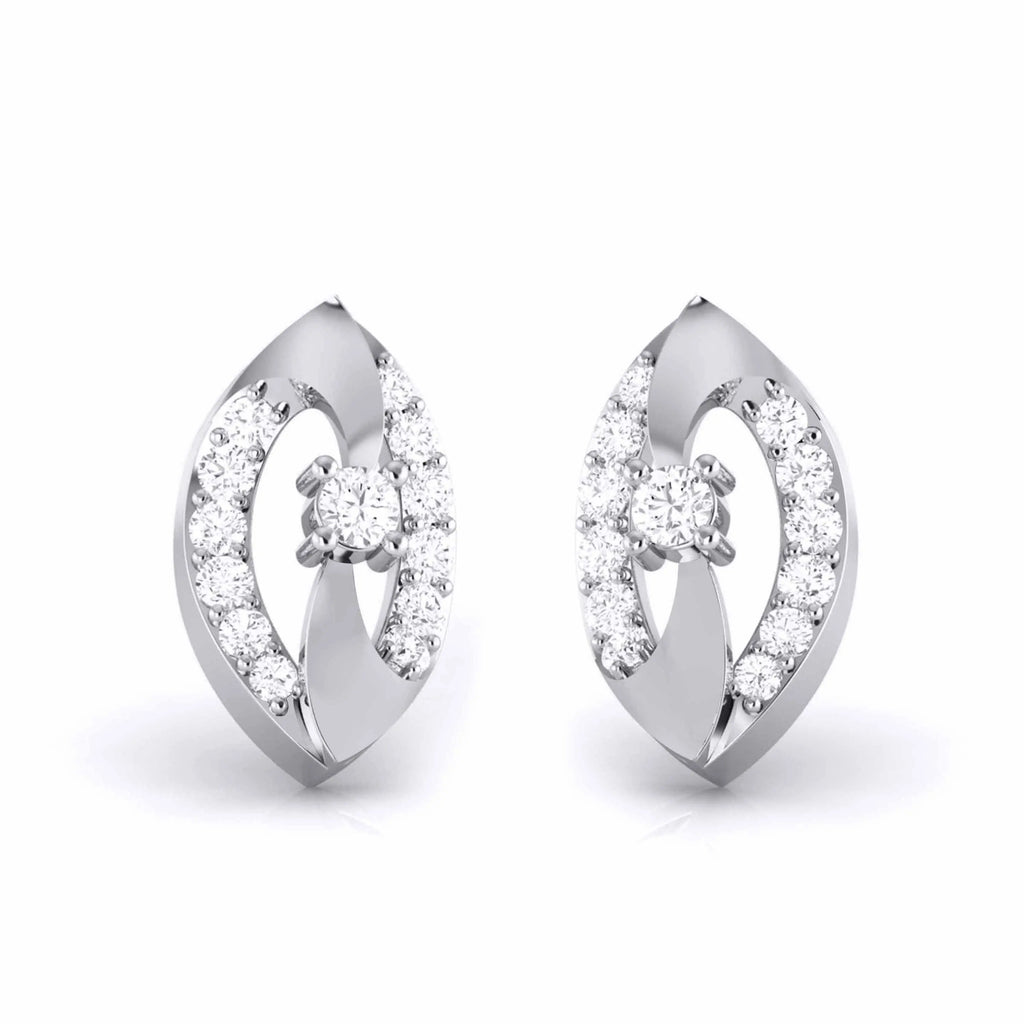 Platinum Diamond Earrings JL PT E MST 15   Jewelove.US