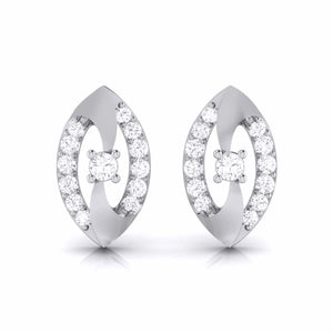 Platinum Diamond Earrings JL PT E MST 15   Jewelove.US