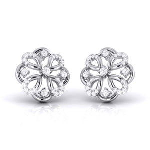 Platinum Diamond Earrings JL PT E MST 18   Jewelove.US