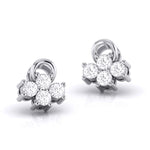 Load image into Gallery viewer, Platinum Diamond Earrings JL PT E MST 8   Jewelove.US
