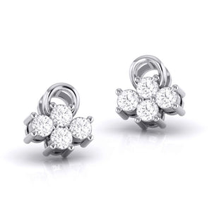 Platinum Diamond Earrings JL PT E MST 8   Jewelove.US