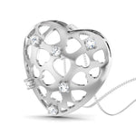 Load image into Gallery viewer, Platinum Heart Pendant with Diamonds JL PT P 8184   Jewelove.US
