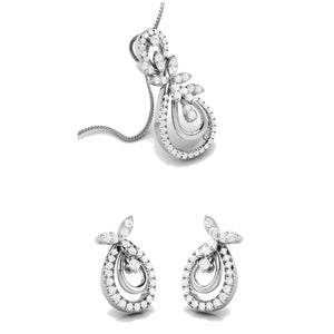 Platinum Pendant Set with Diamonds JL PT P 5  Pendant-Set Jewelove.US