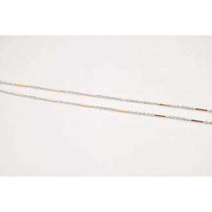 Platinum Rose Gold Chain JL PT CH 807   Jewelove.US