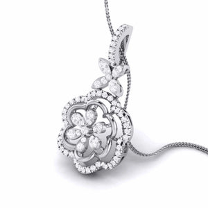 Platinum with Diamond Pendant Set JL PT P 31   Jewelove.US