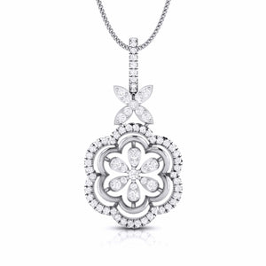 Platinum with Diamond Pendant Set JL PT P 31  Pendant Jewelove.US