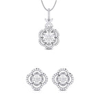 Load image into Gallery viewer, Platinum with Diamond Pendant Set JL PT P 31  Pendant-Set Jewelove.US
