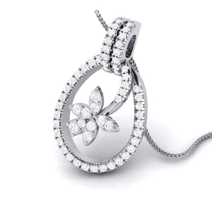 Platinum with Diamond Pendant Set JL PT P 8   Jewelove.US