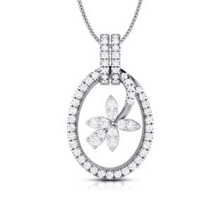 Platinum with Diamond Pendant Set JL PT P 8   Jewelove.US